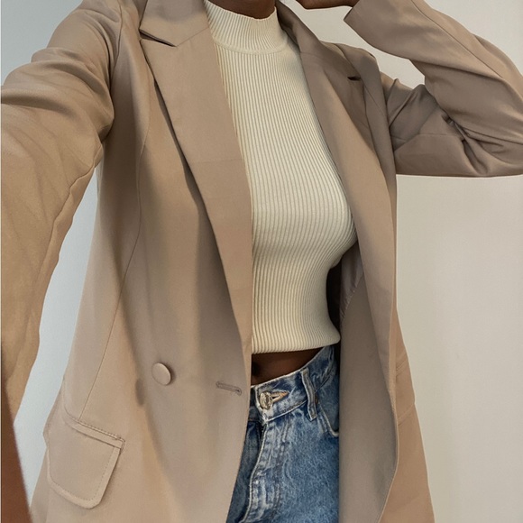 Taupe Blazer - Picture 4 of 9